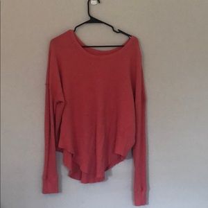 Free People Waffle Sweater